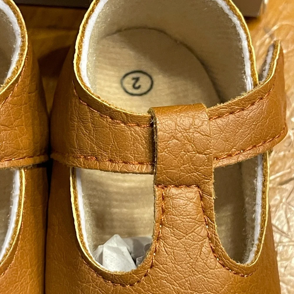 Sweet Swag Mary Jane T-Strap Baby Walker Shoes size 2 - Picture 4 of 4